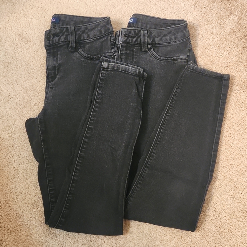 Two pairs of BlueSpice Faded Black Jeans